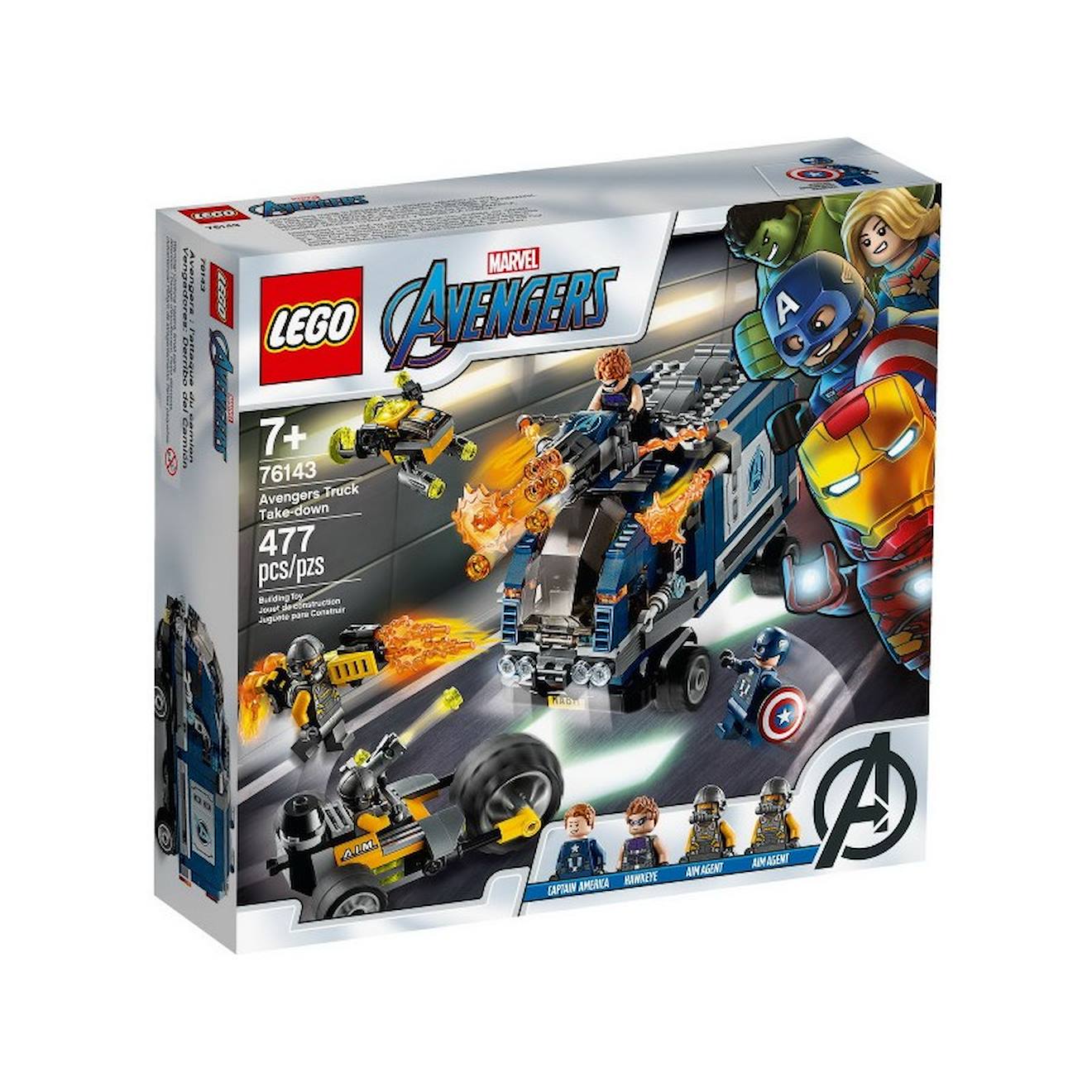 Lego Super Heroes 76143 L’attaque Du Camion Des Avengers Multicolore