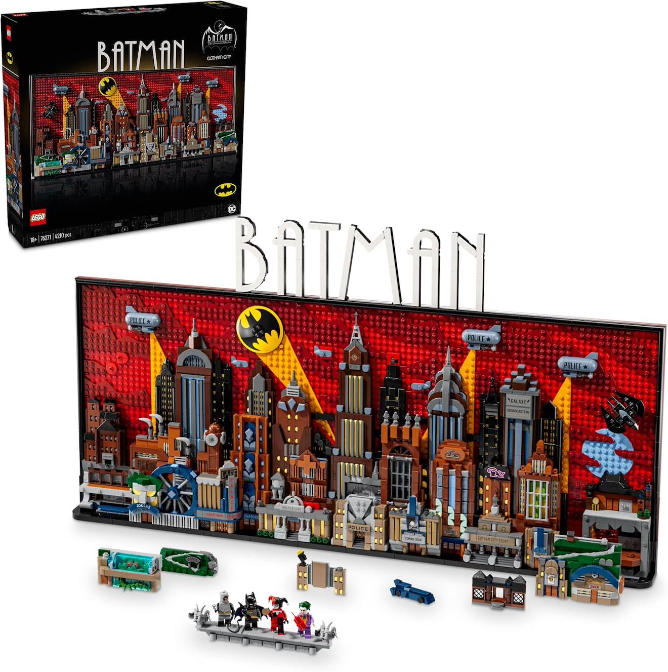Lego Super Heroes 76271 Batman : La Série Animée Gotham City Multicolore