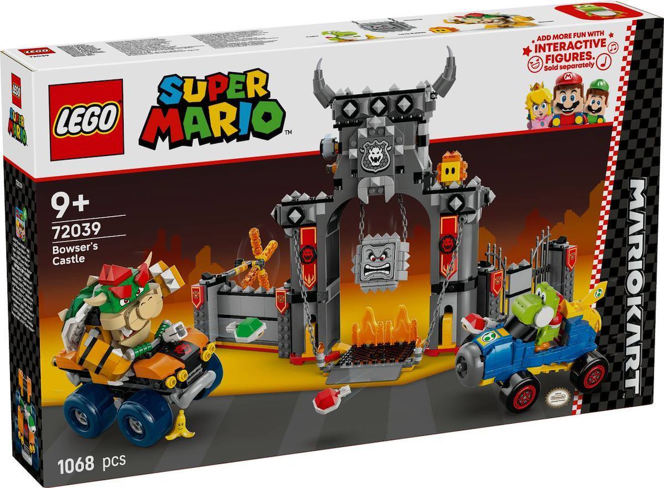 Lego Super Mario - Mario Kart - Château De Bowser - 72039 Multicolore