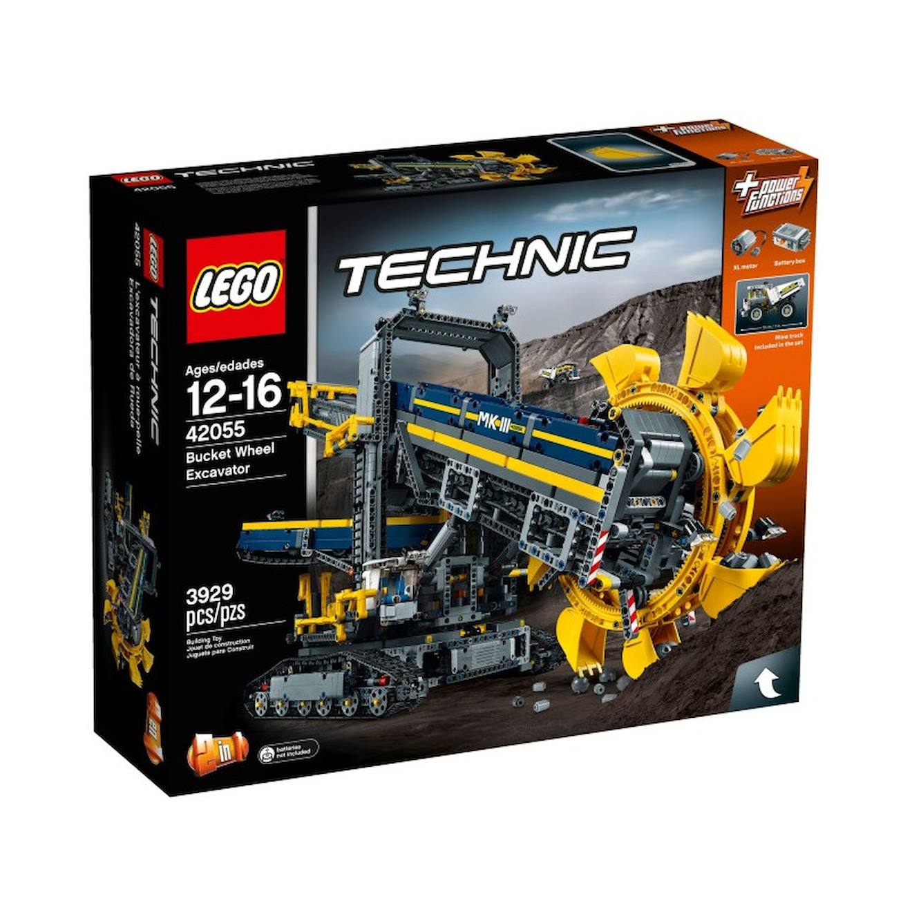 Lego Technic 42055 La Pelleteuse À Godets Multicolore