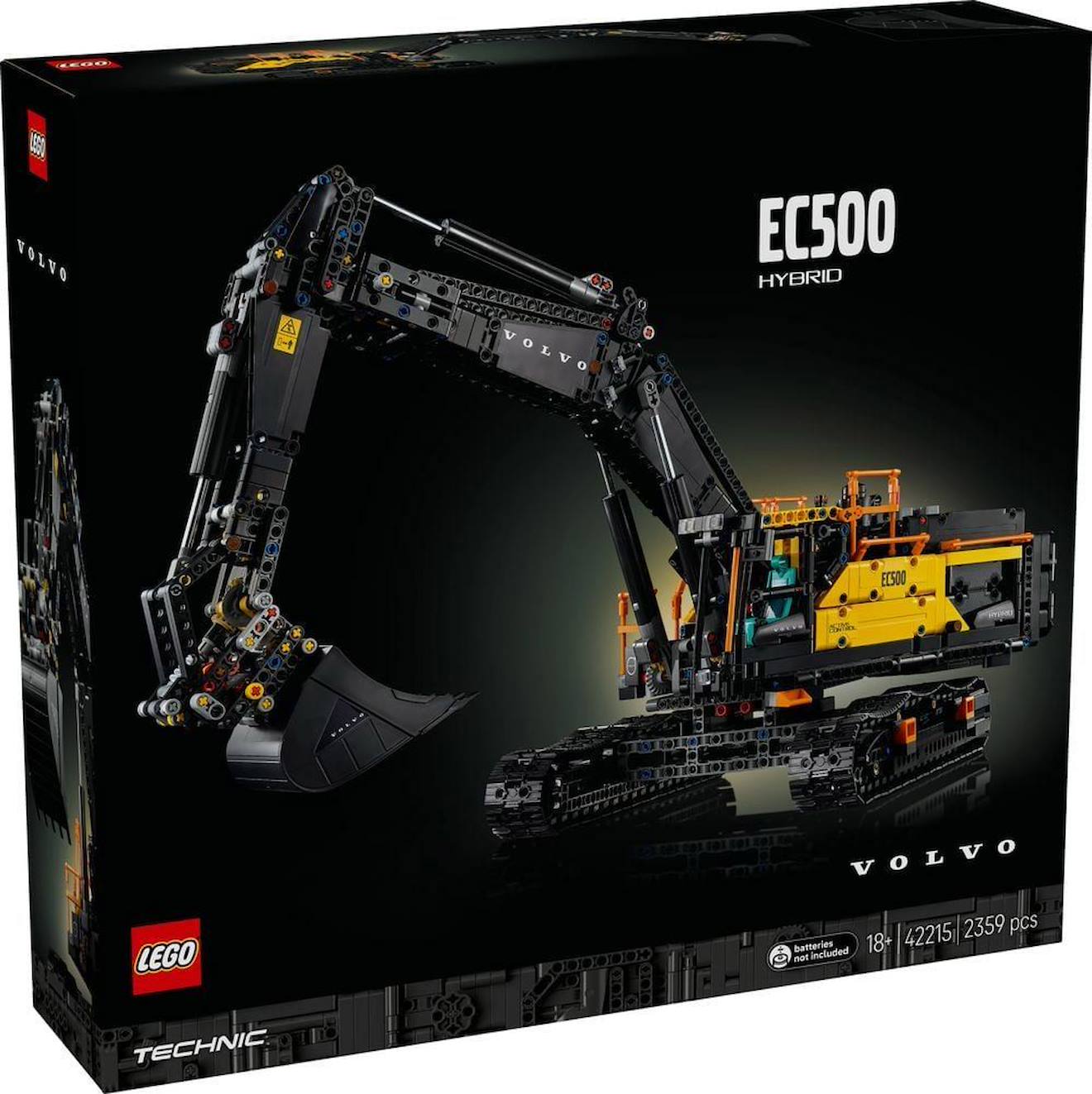 Lego Technic - Pelleteuse Volvo Ec500 Hybride - 42215 Multicolore