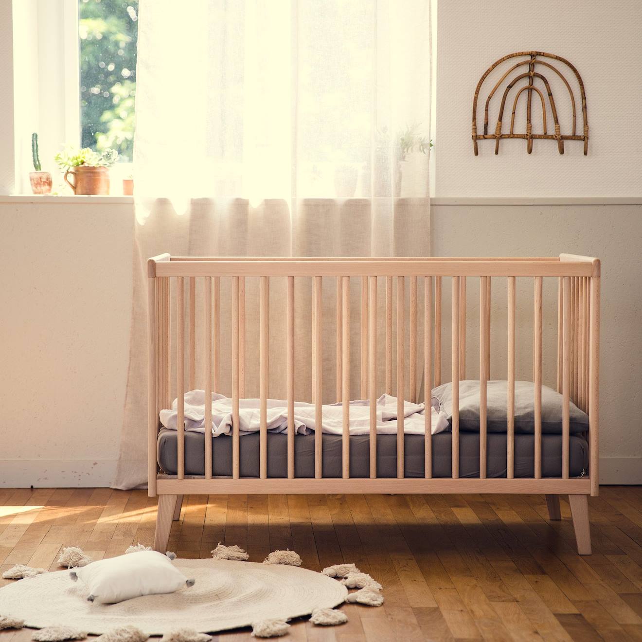 Lit Bébé Turia Beige