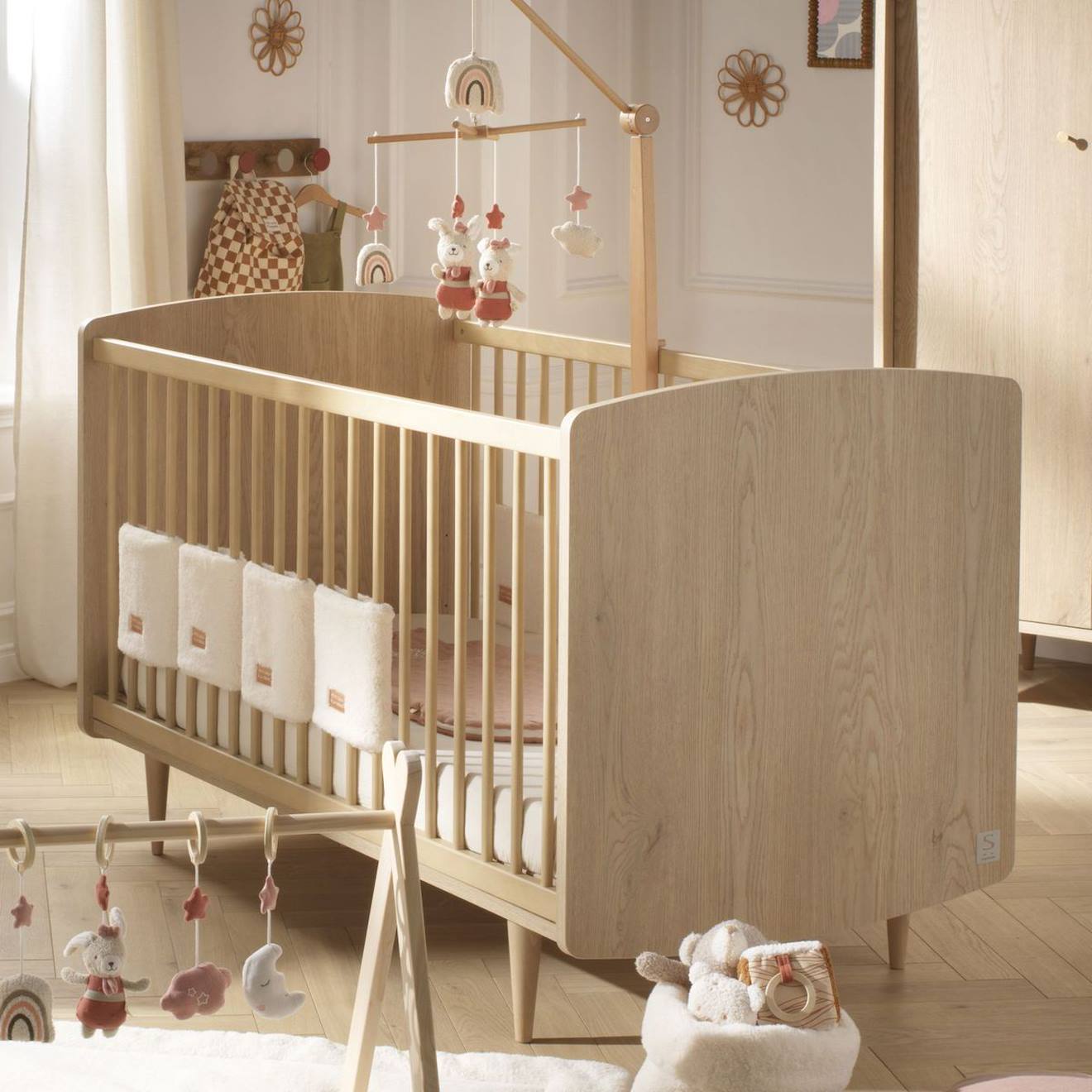 Lit Évolutif 70x140 - Little Big Bed Pieds Bois - My Love Marron