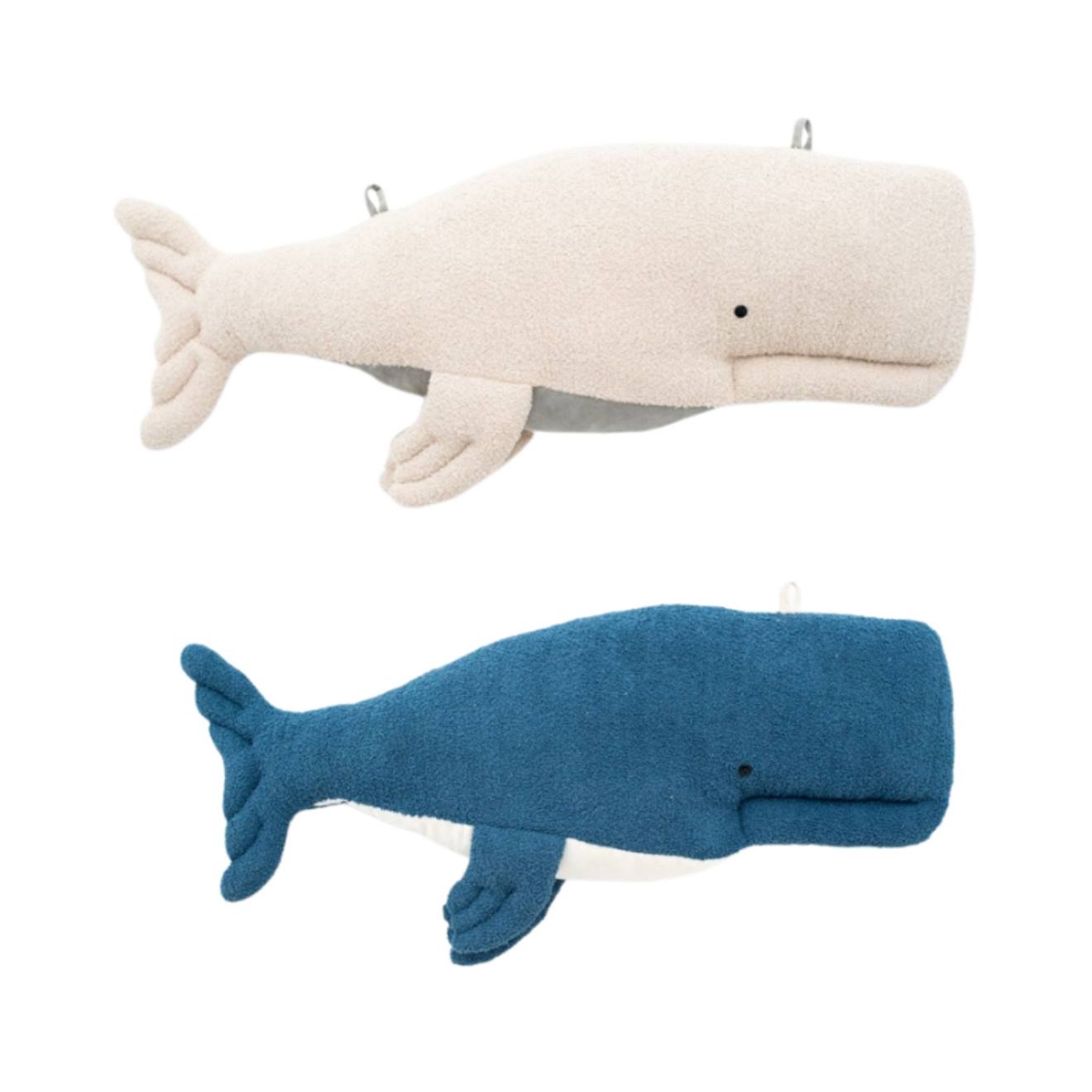 Lot 2 Animaux Océans En Tissu Doux Beige And Dark Blue