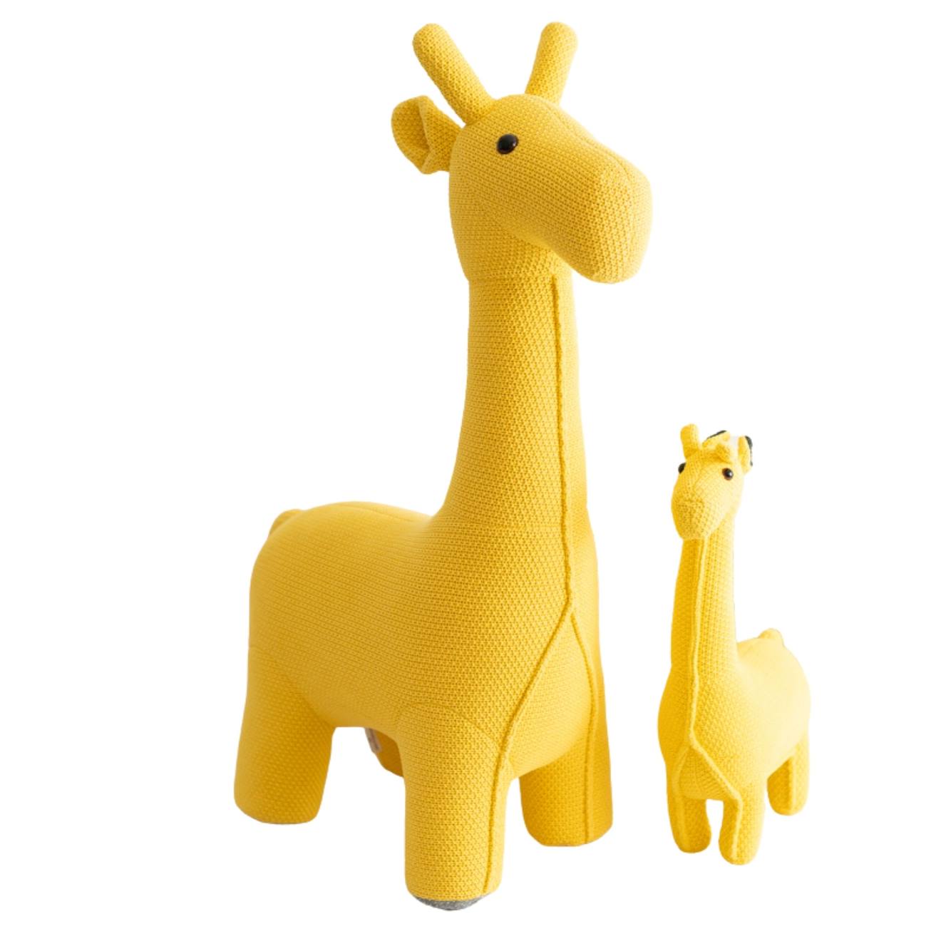 Lot 2 Peluches Girafes Coton Yelow