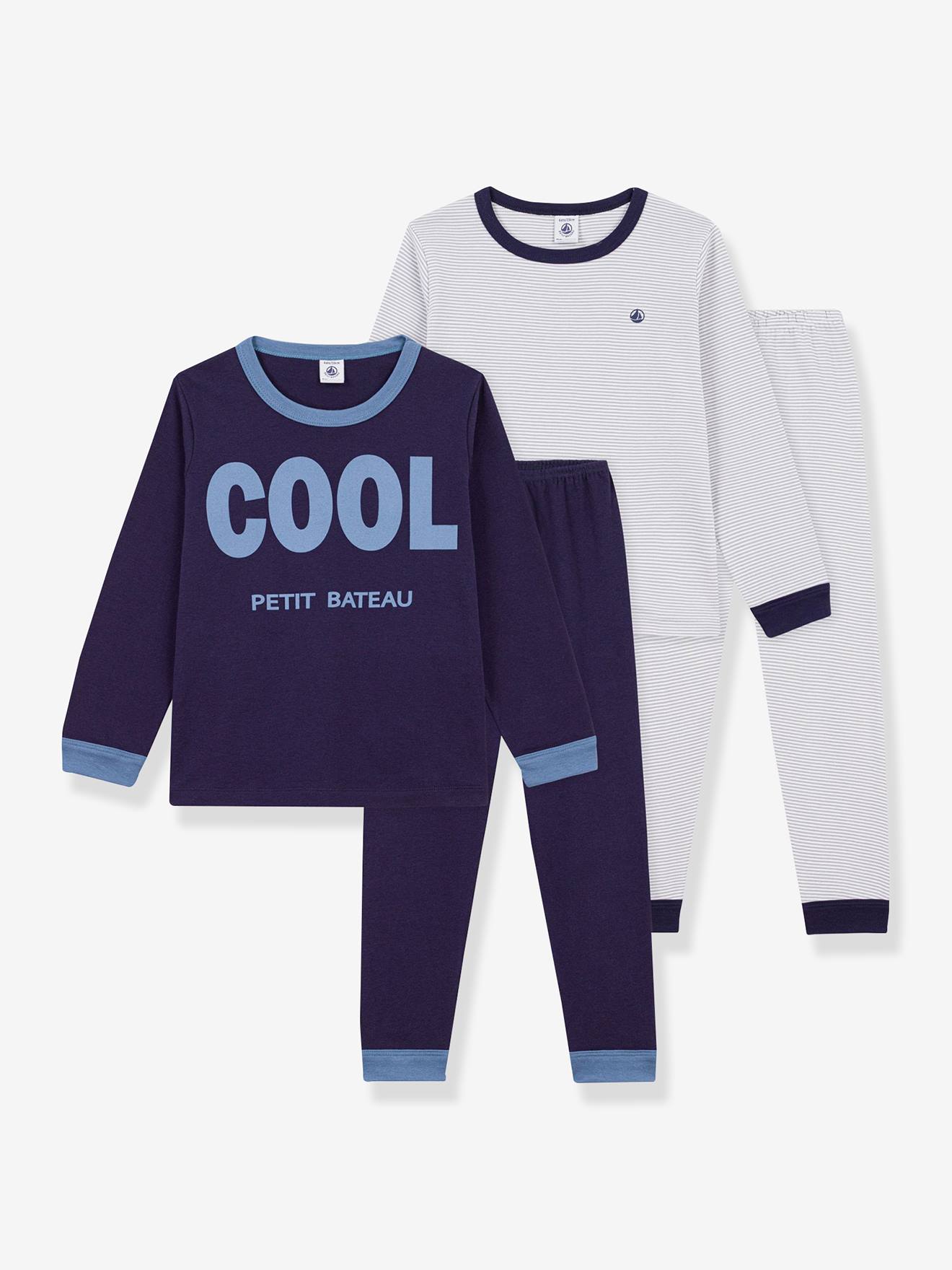 Lot 2 pyjamas enfant marine