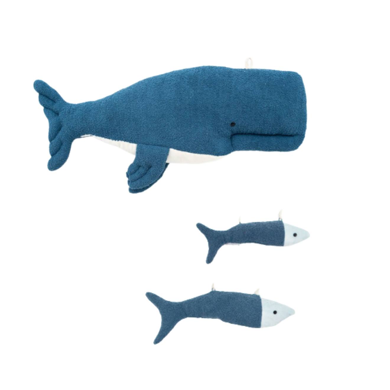 Lot 3 Animaux Océan Béluga + Poissons Dark Blue