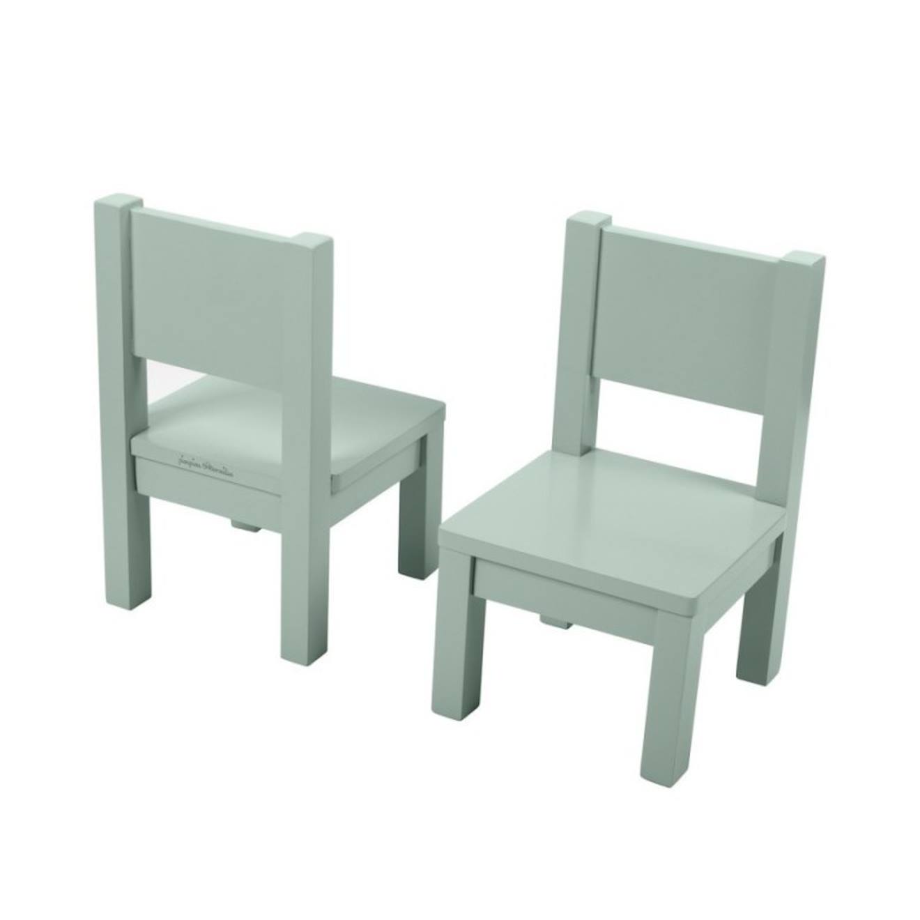 Lot De 2 Ma Première Chaise Enfant Montessori 1-4 Ans Vert Sauge