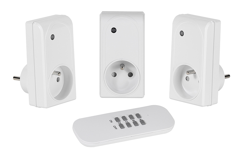 Lot De 3 Prises Telecommandees Electro Depot Blanches