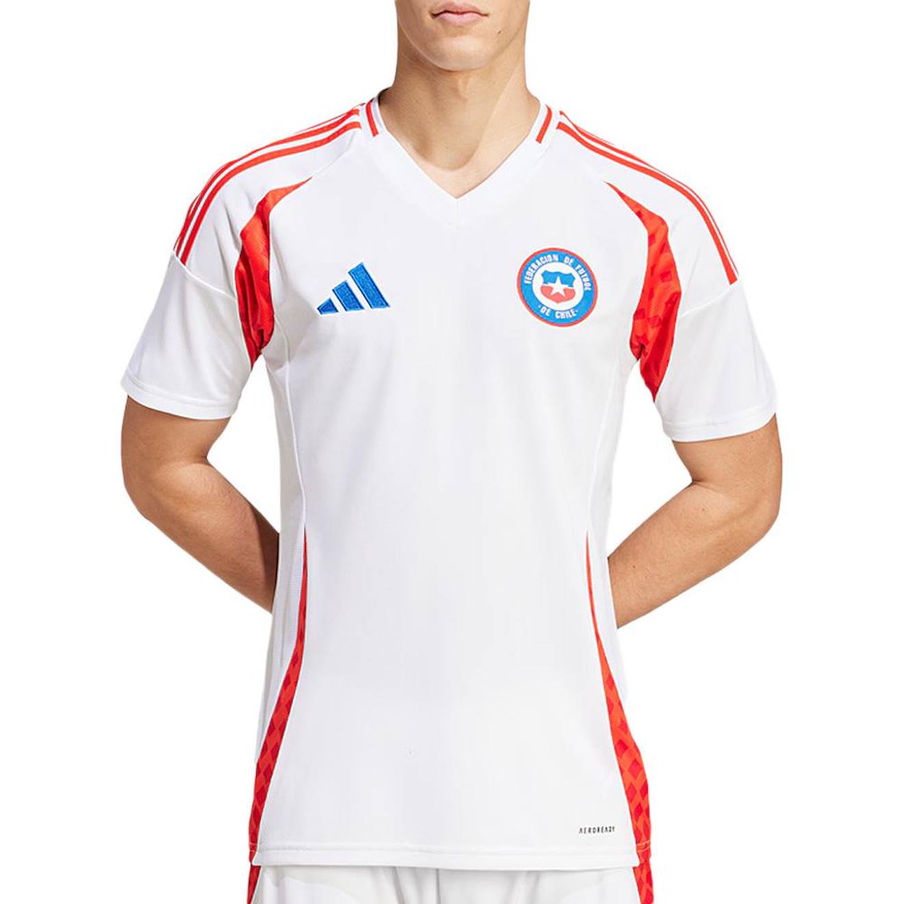 Maillot De Football Enfant Garçon Chili Blanc