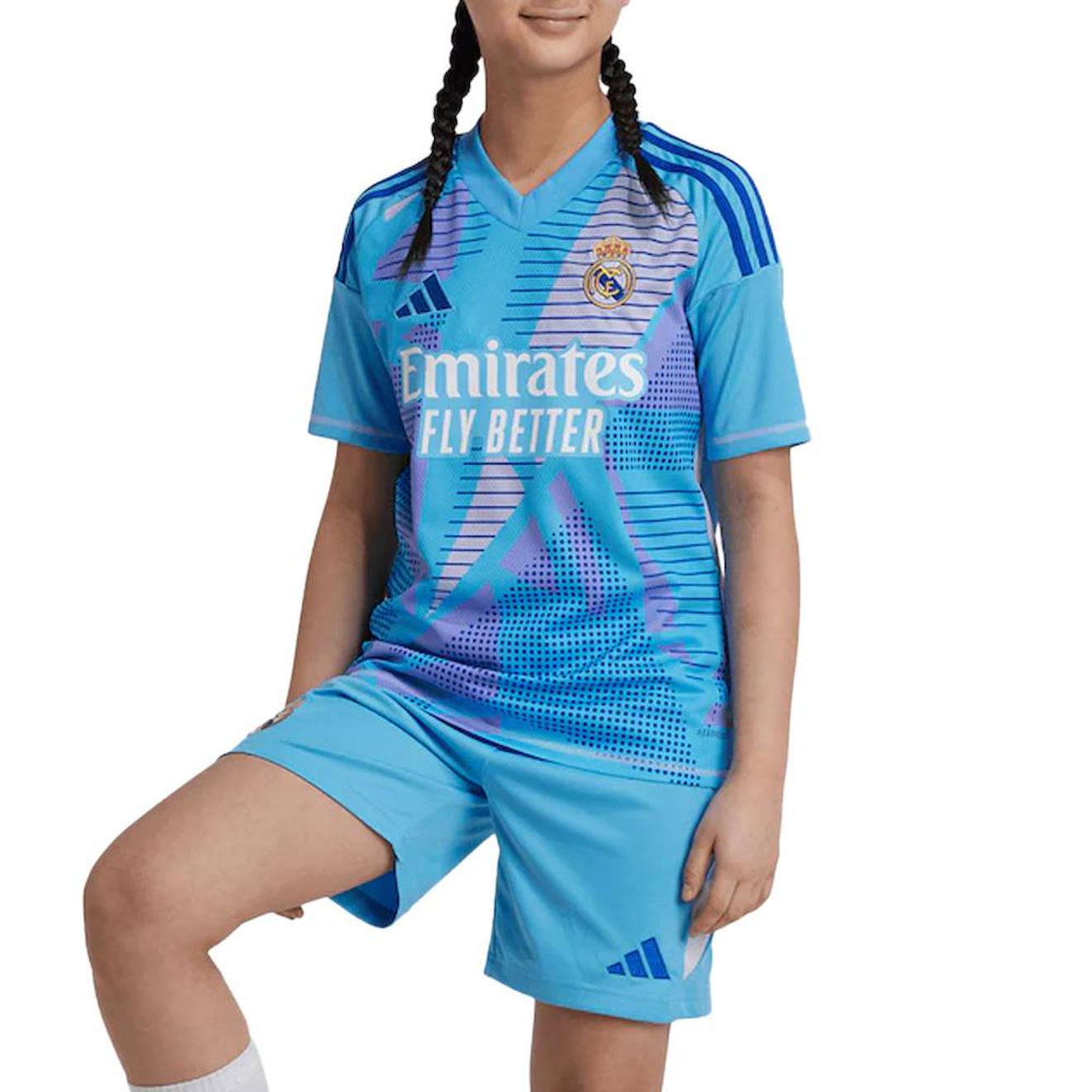 Maillot De Gardien Enfant Garçon Real Madrid Bleu