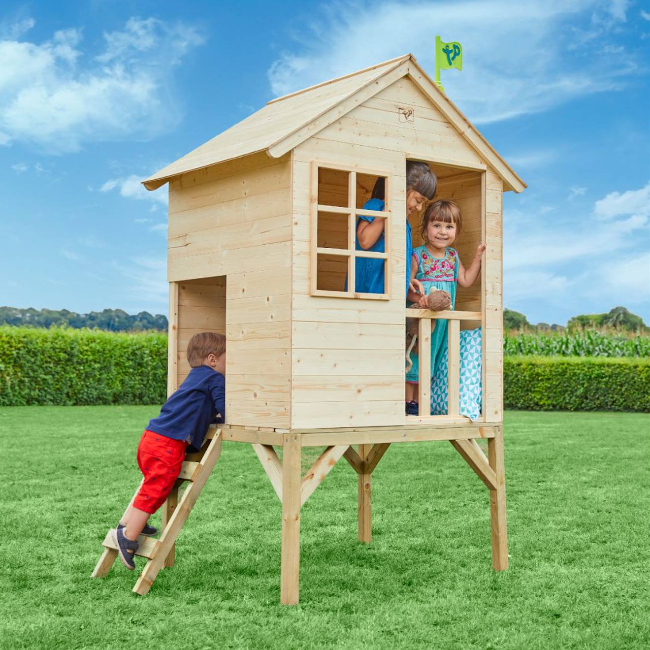 Maisonnette Sur Pilotis Sunnyside Bois Fsc® Marron