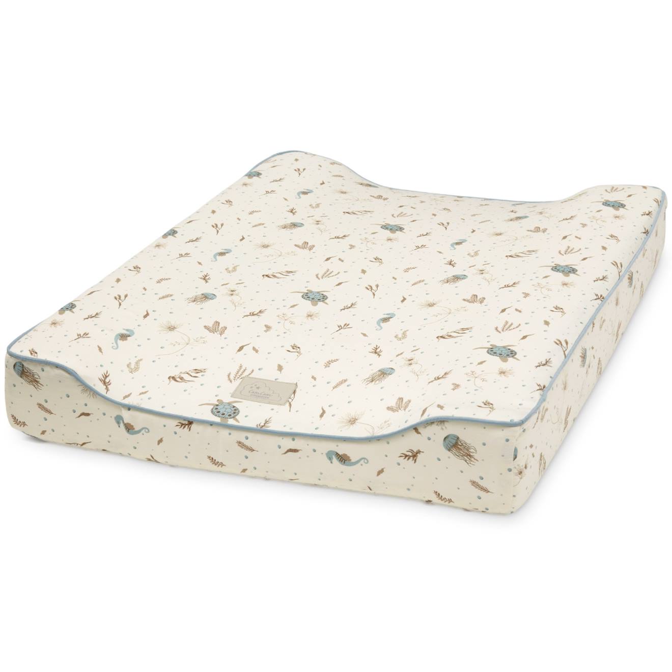 Matelas À Langer Bébé Sea Garden (63 X 49 Cm) Bleu, Marron, Écru