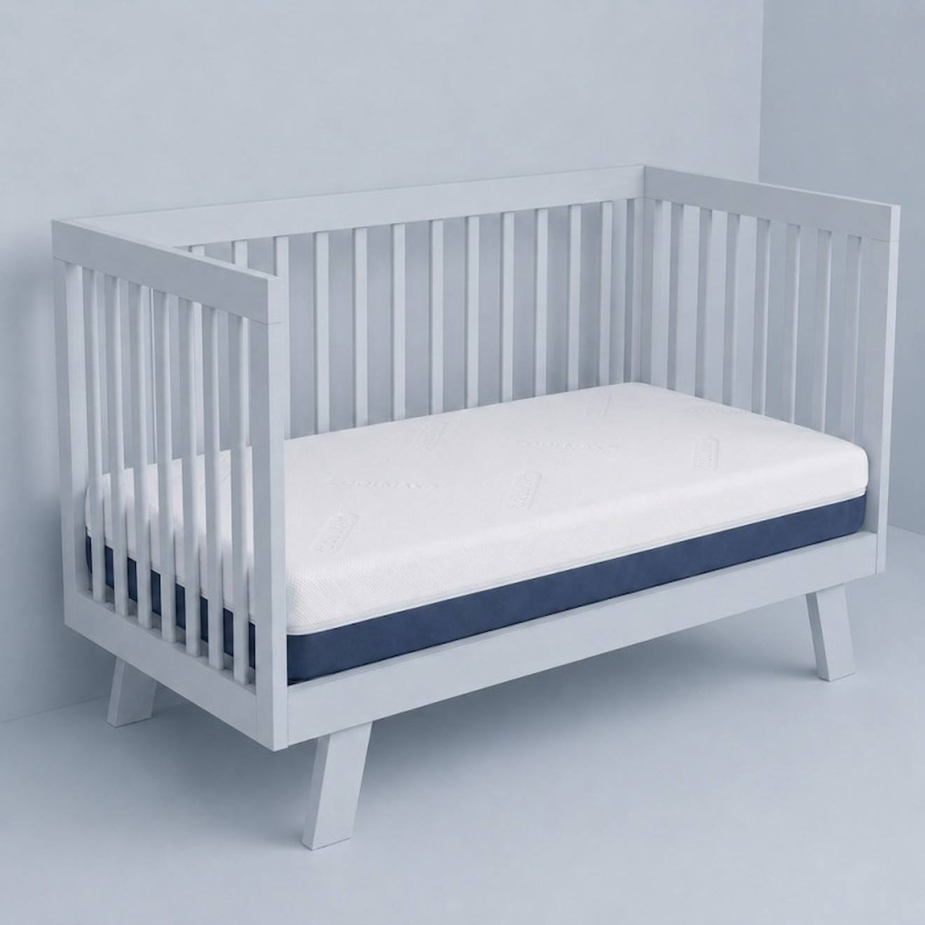 Matelas Bébé - Babysom Coolmax - Aspect Respirant Et Absorbant - Déhoussable - Certifié Oeko-tex Bleu