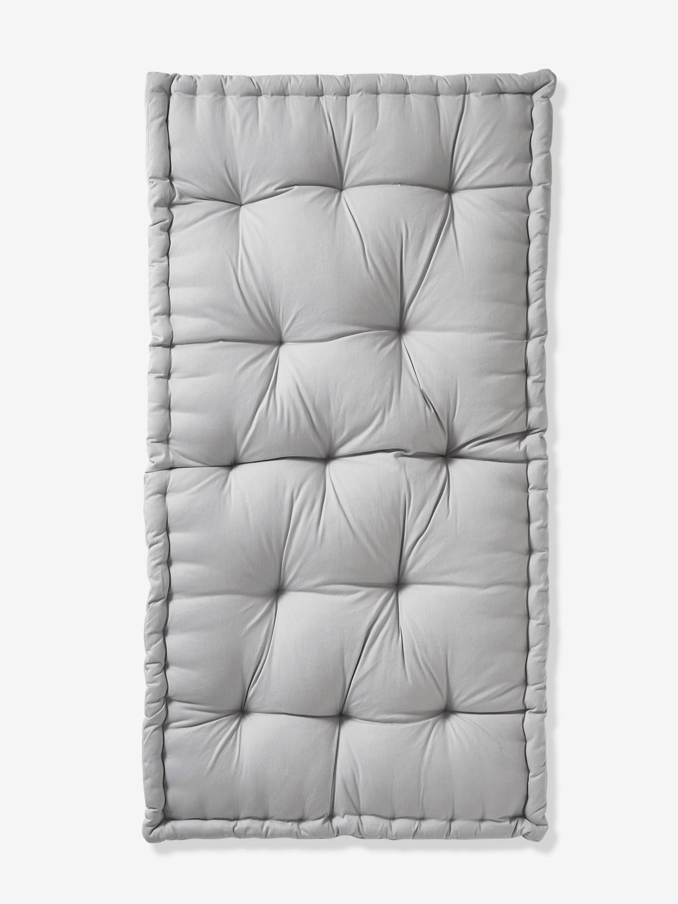 Matelas de sol style futon gris chiné