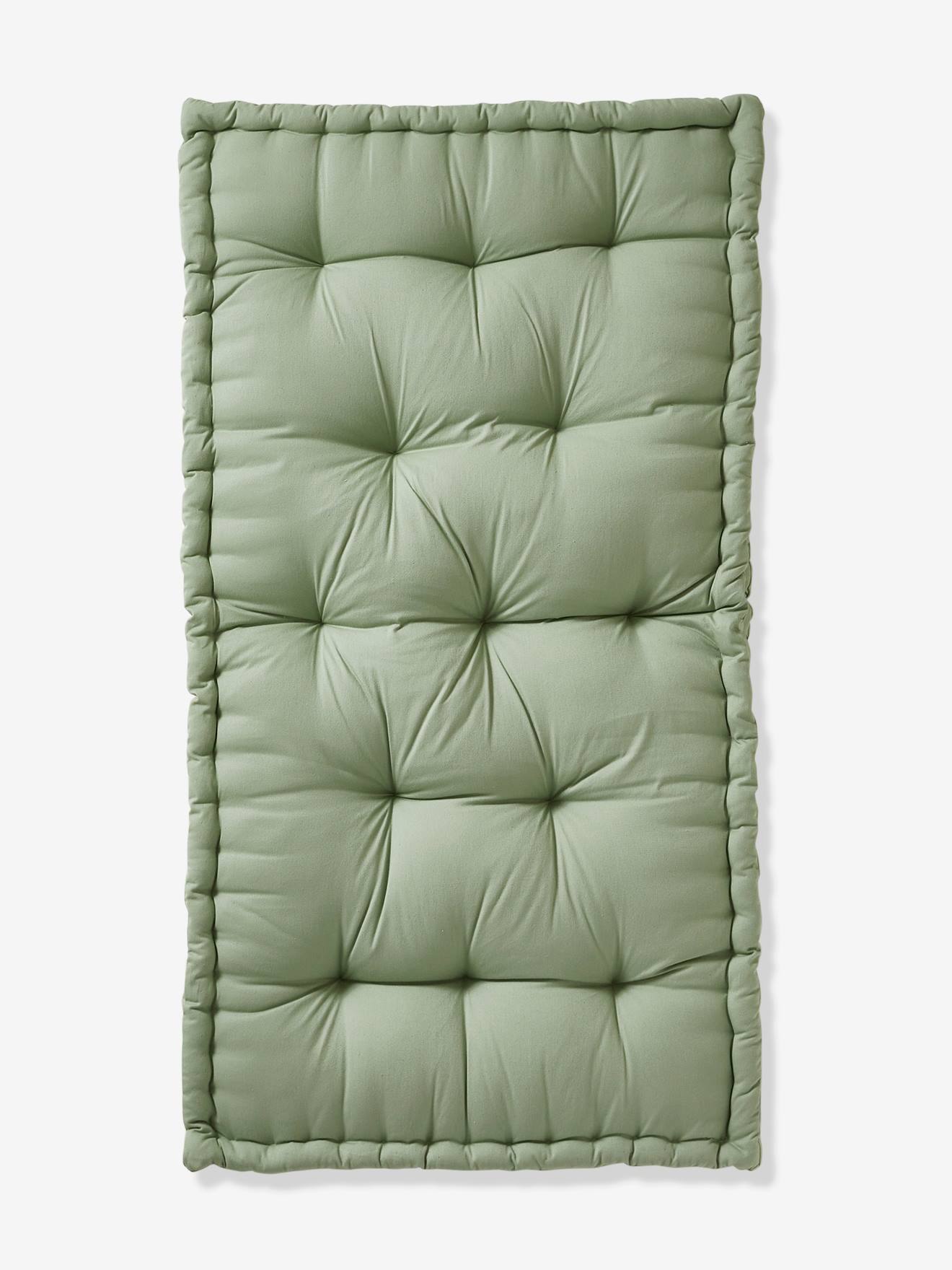 Matelas de sol style futon vert sauge