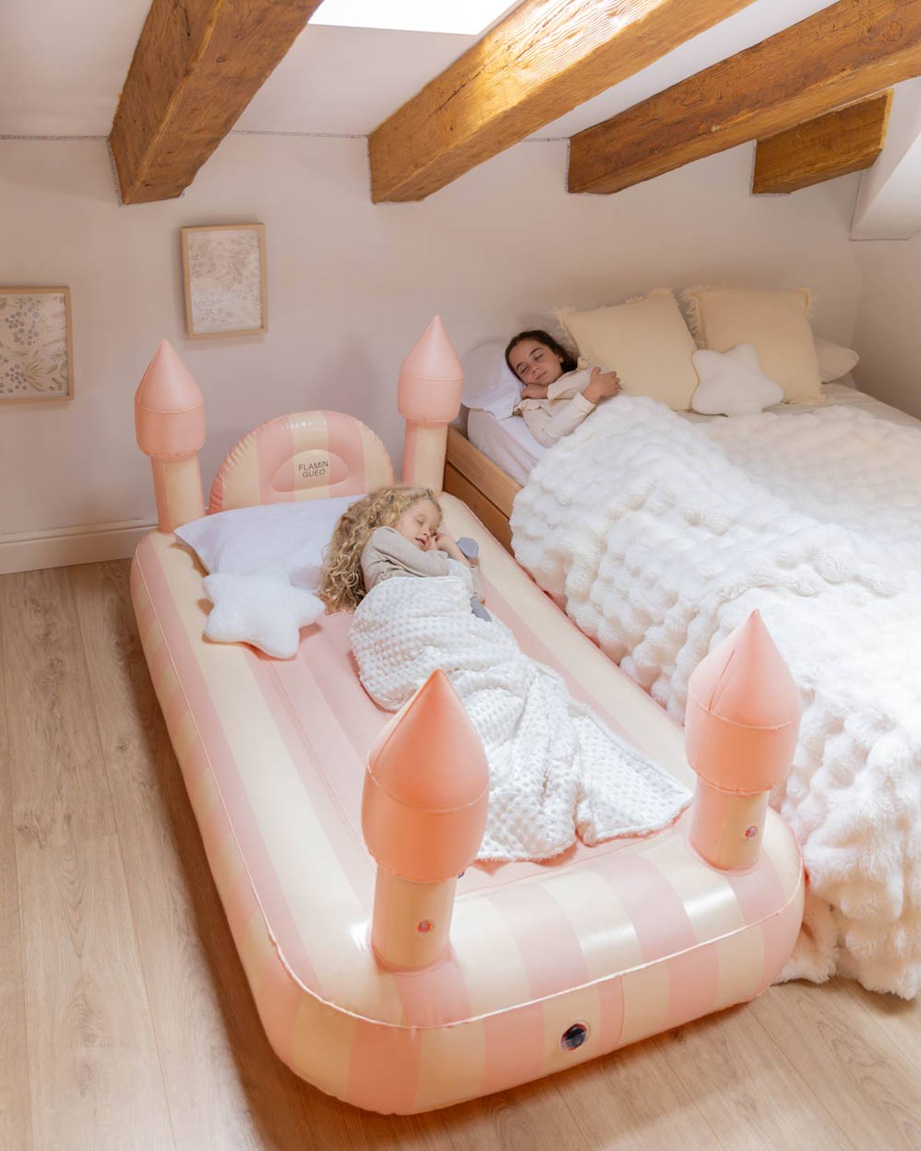 Matelas Gonflable Enfant Pvc Resistant Rose