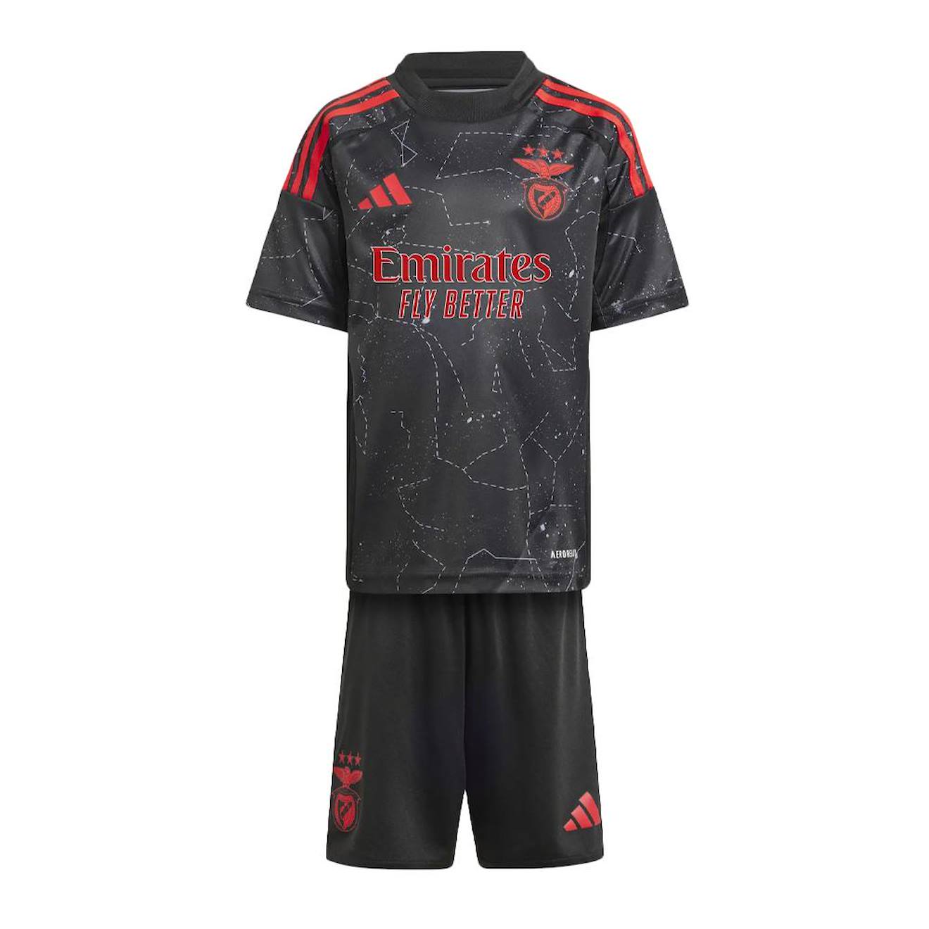 Mini-kit De Football Enfant Garçon Benfica Noir