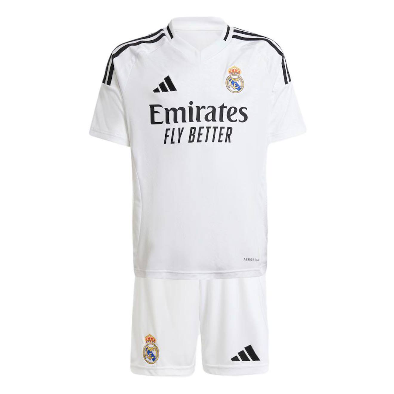 Mini-kit De Football Garçon Real Madrid Blanc