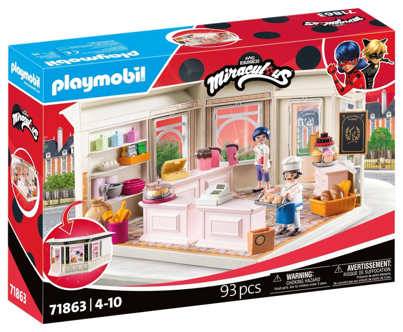 Miraculous Boulangerie Dupain-cheng 71863 Multicolore