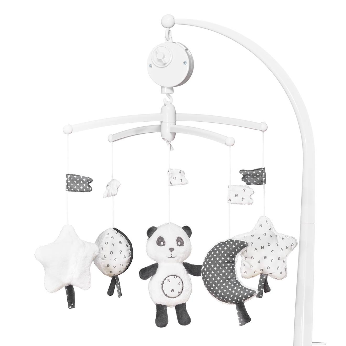 Mobile Musical En Velours - Chao Chao Blanc