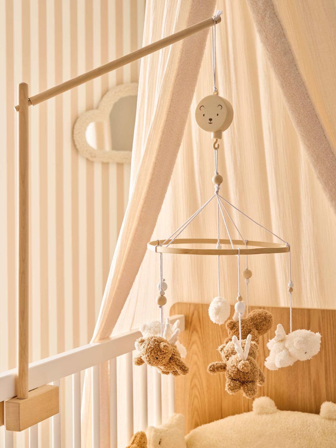 Mobile musical PETIT OURS beige