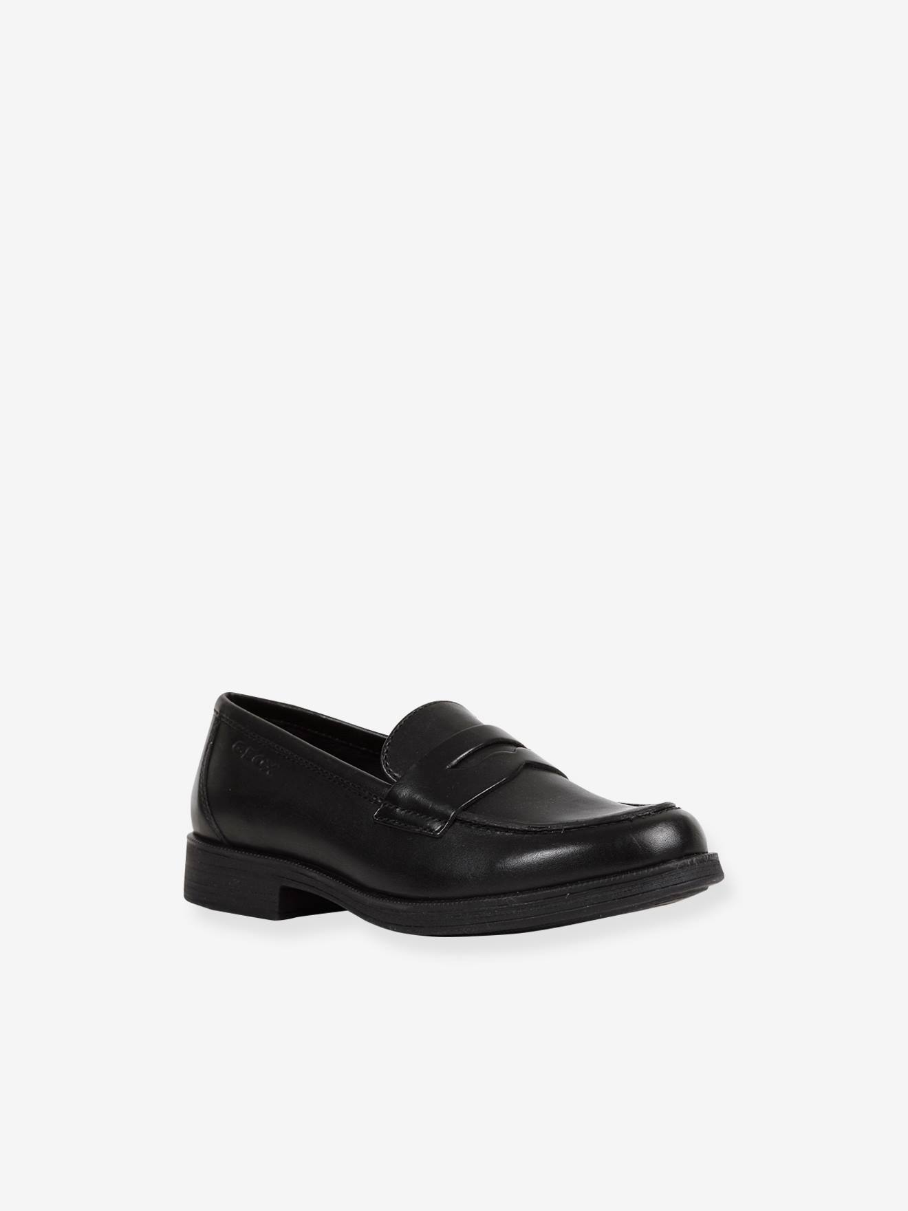 Mocassins en cuir enfant JR Agata noir