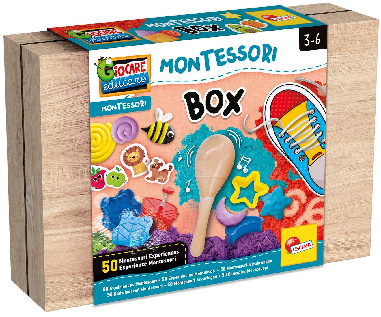 Montessori Box 50 Activités Éducatives Multicolore