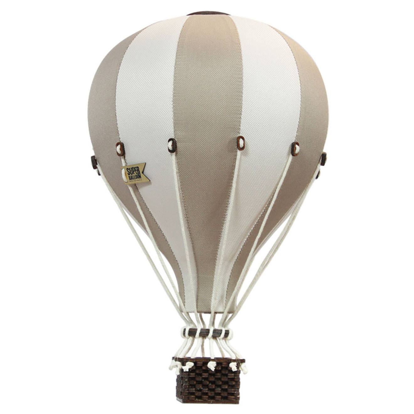 Montgolfière Décorative - Taille S Beige Blanc
