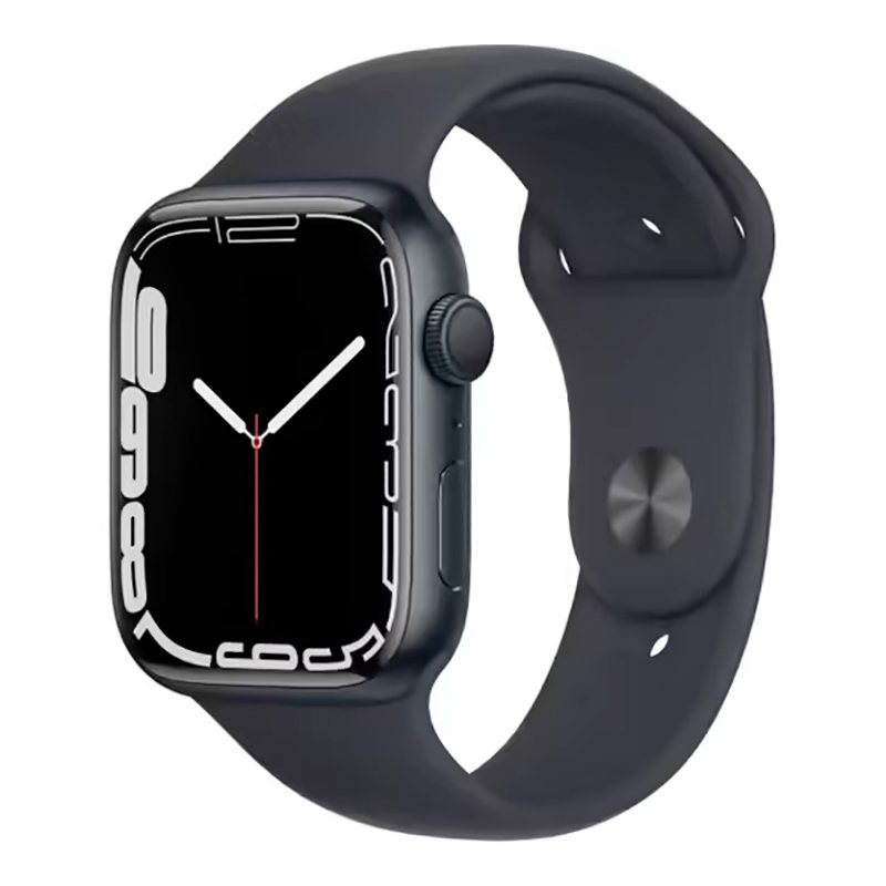 Montre Connectee Apple Watch Serie 7 45mm Noir Reconditionnee Grade A+