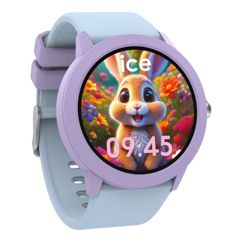 Montre Connectee Ice Watch Ice Smart Junior 3.0 Ronde My Find Violet Et Bleu