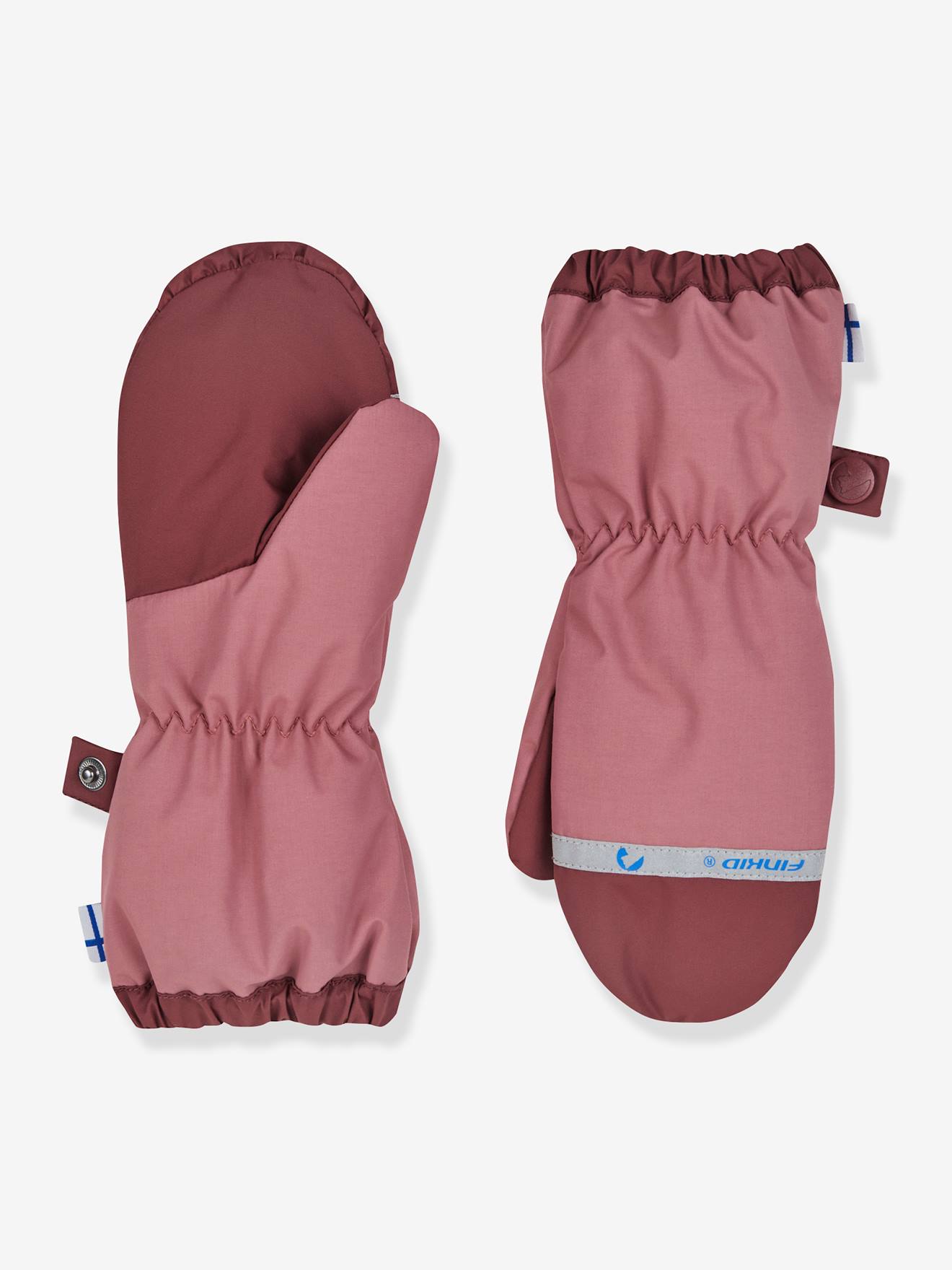 Moufles d'extérieur imperméables enfant PAKKANEN finkid bois de rose