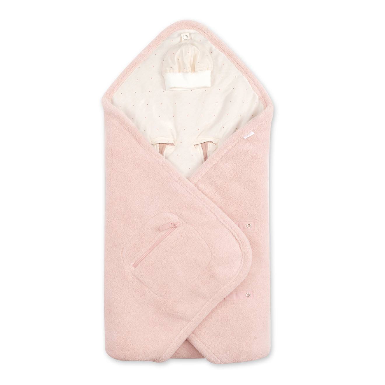 Nid D'ange Bébé Poussette Et Siège Auto Hiver - Moelleux Douceur Blush
