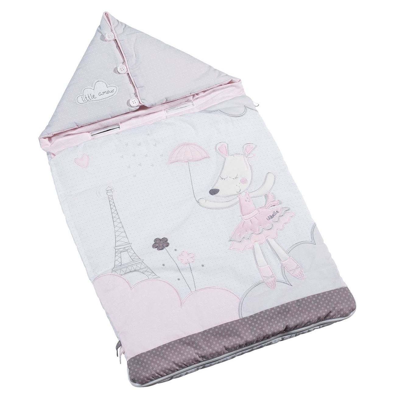 Nid D'ange Nomade Bébé En Coton - Lilibelle Blanc