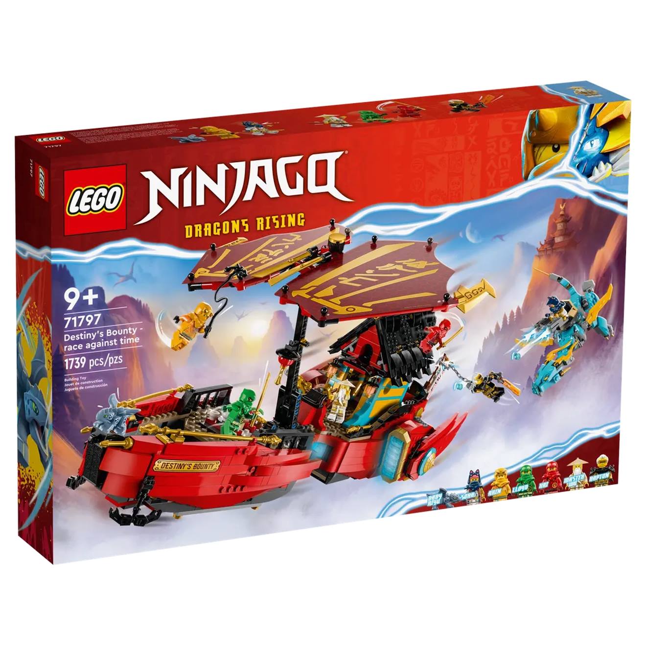 Ninjago Le Qg Des Ninjas - La Course Contre La Montre 71797 Multicolore