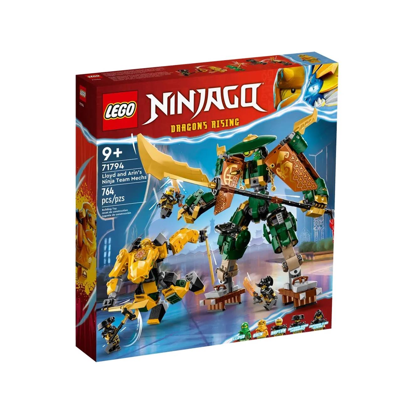 Ninjago L'équipe De Robots Des Ninjas Lloyd Et Arin 71794 Multicolore