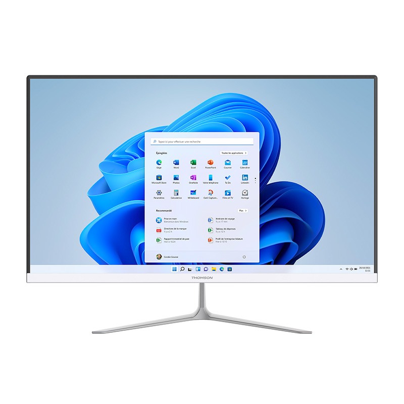 Ordinateur Tout-en-un Thomson 24'' A24i310-8wh512 - I3/8go/512go/fhd