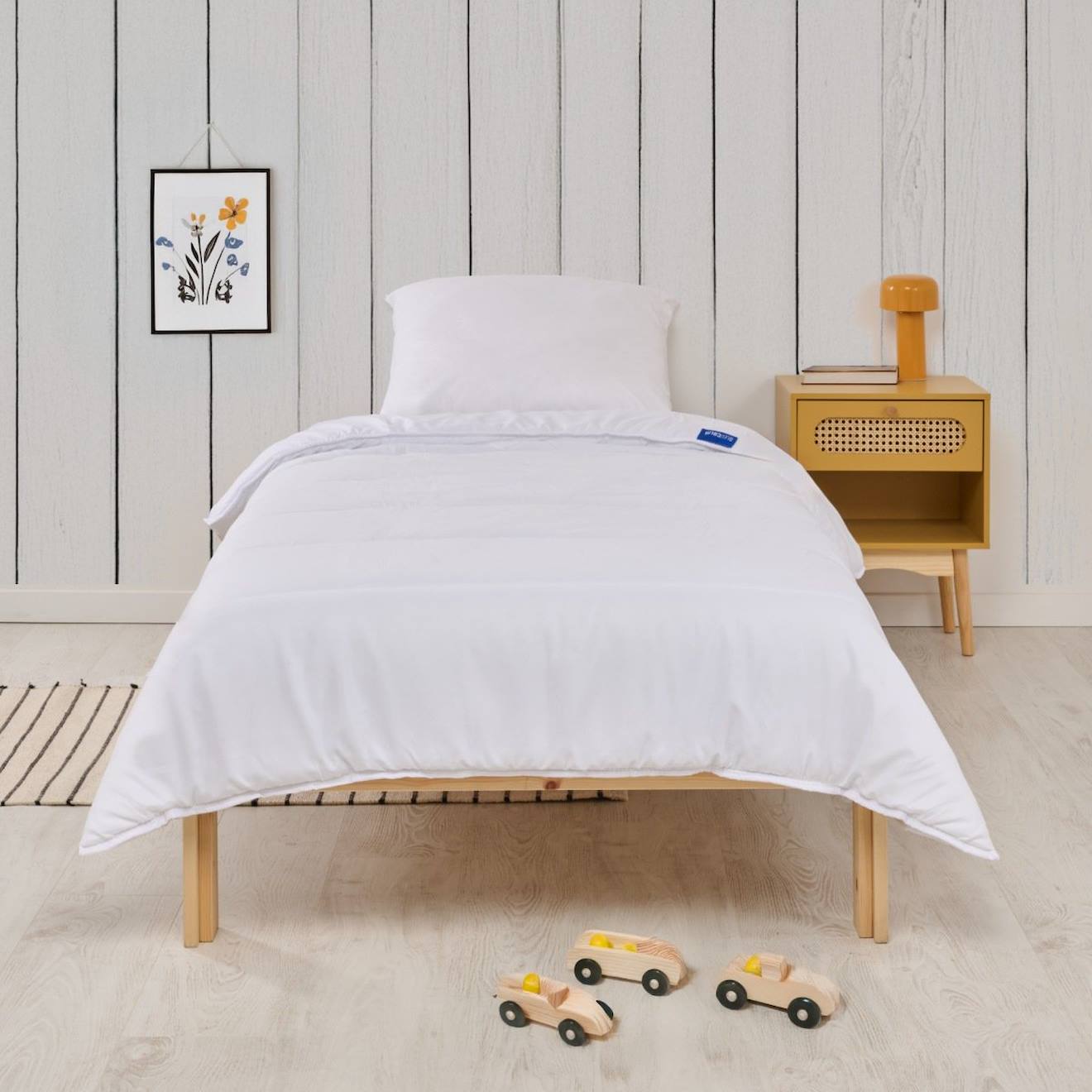 Pack Été Couette Légère + Oreiller Anti-transpiration Blanc