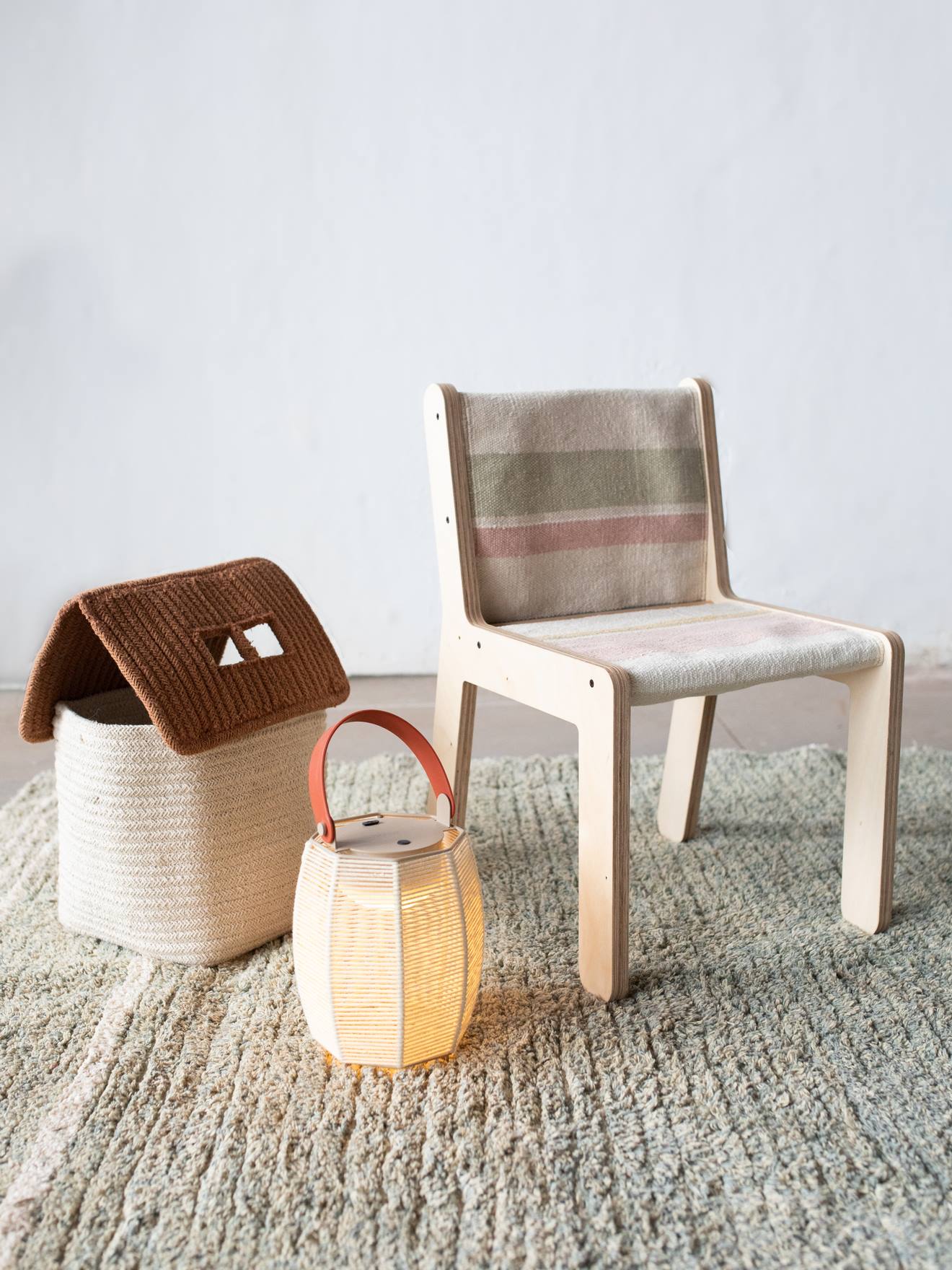 Panier HOUSE beige