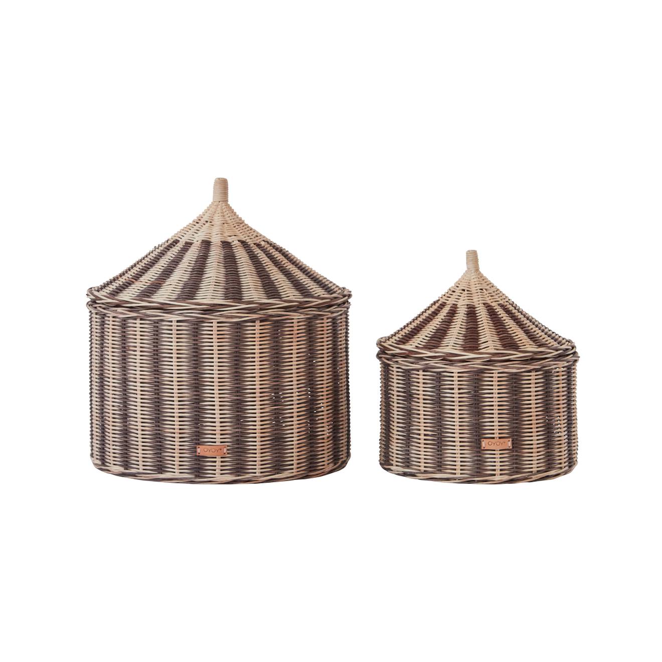 Panier - Lot De 2 Brun
