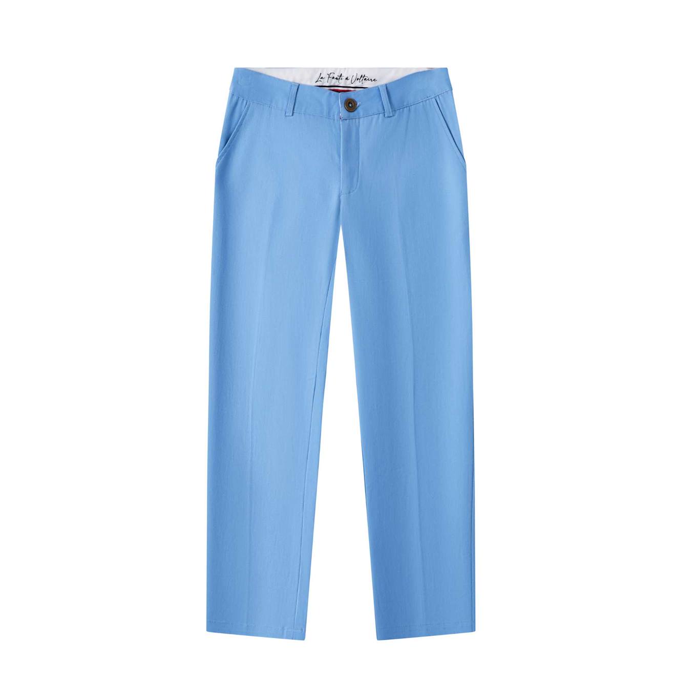 Pantalon Chino Bleu Ciel Ambroise Bleu