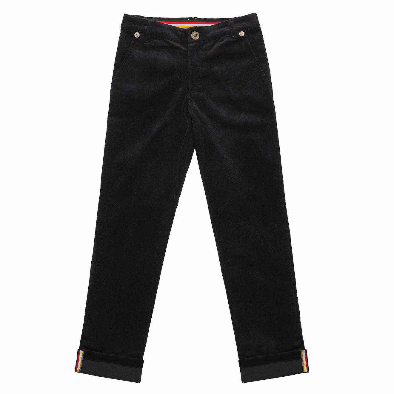 Pantalon Chino Hiver Velours Sainclair Noir