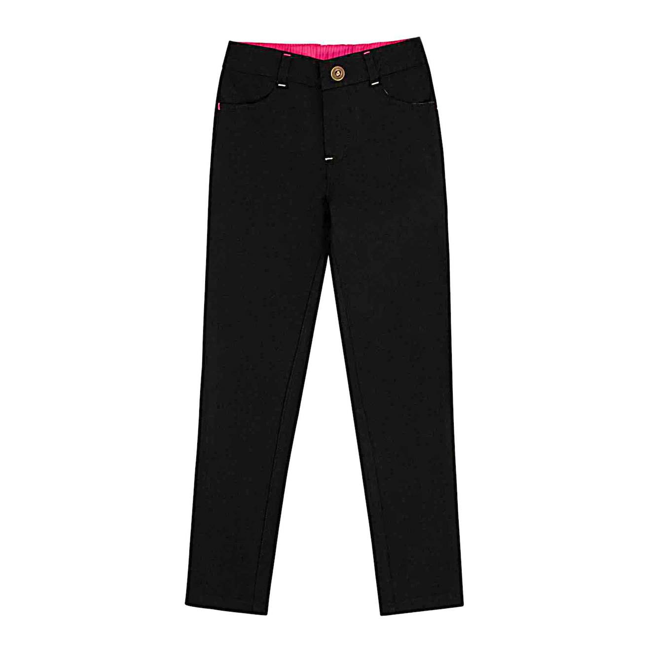 Pantalon Slim Stretch Coton Fin Morgan Noir