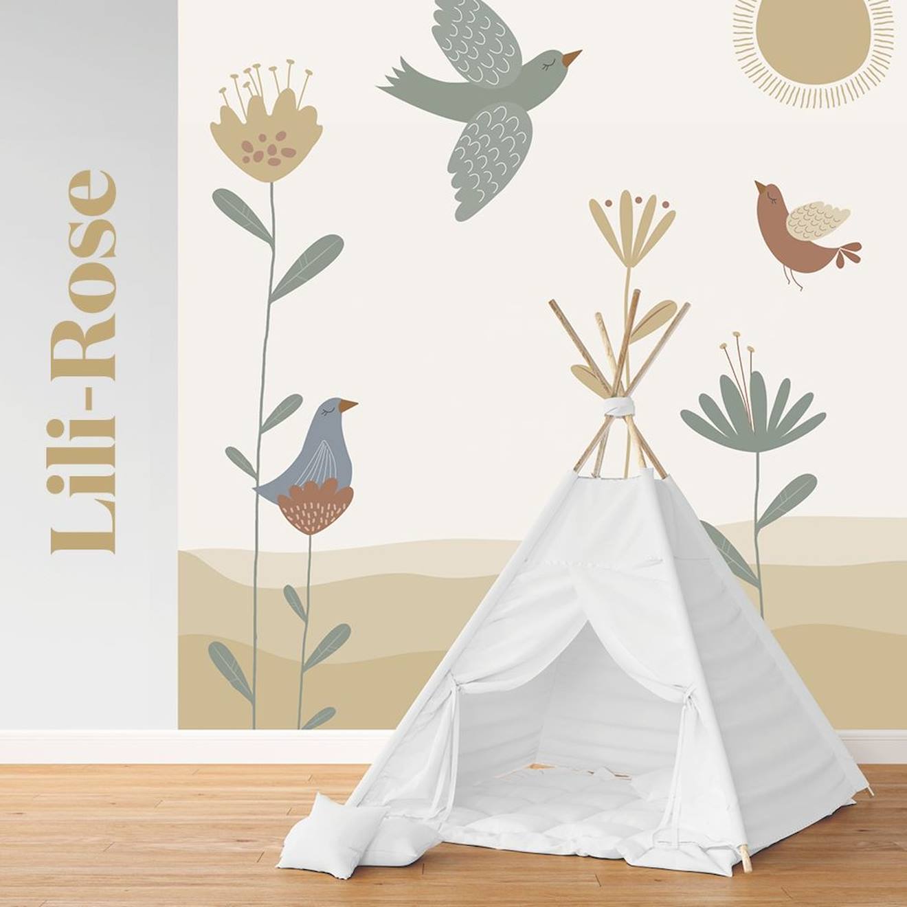 Papier Peint Panoramique Lili-rose Multicolore
