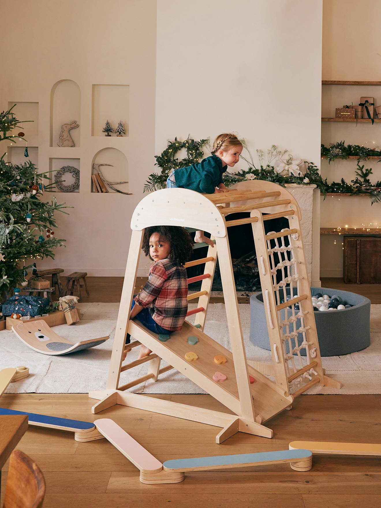 Parcours de motricité intérieur en bois FSC bois