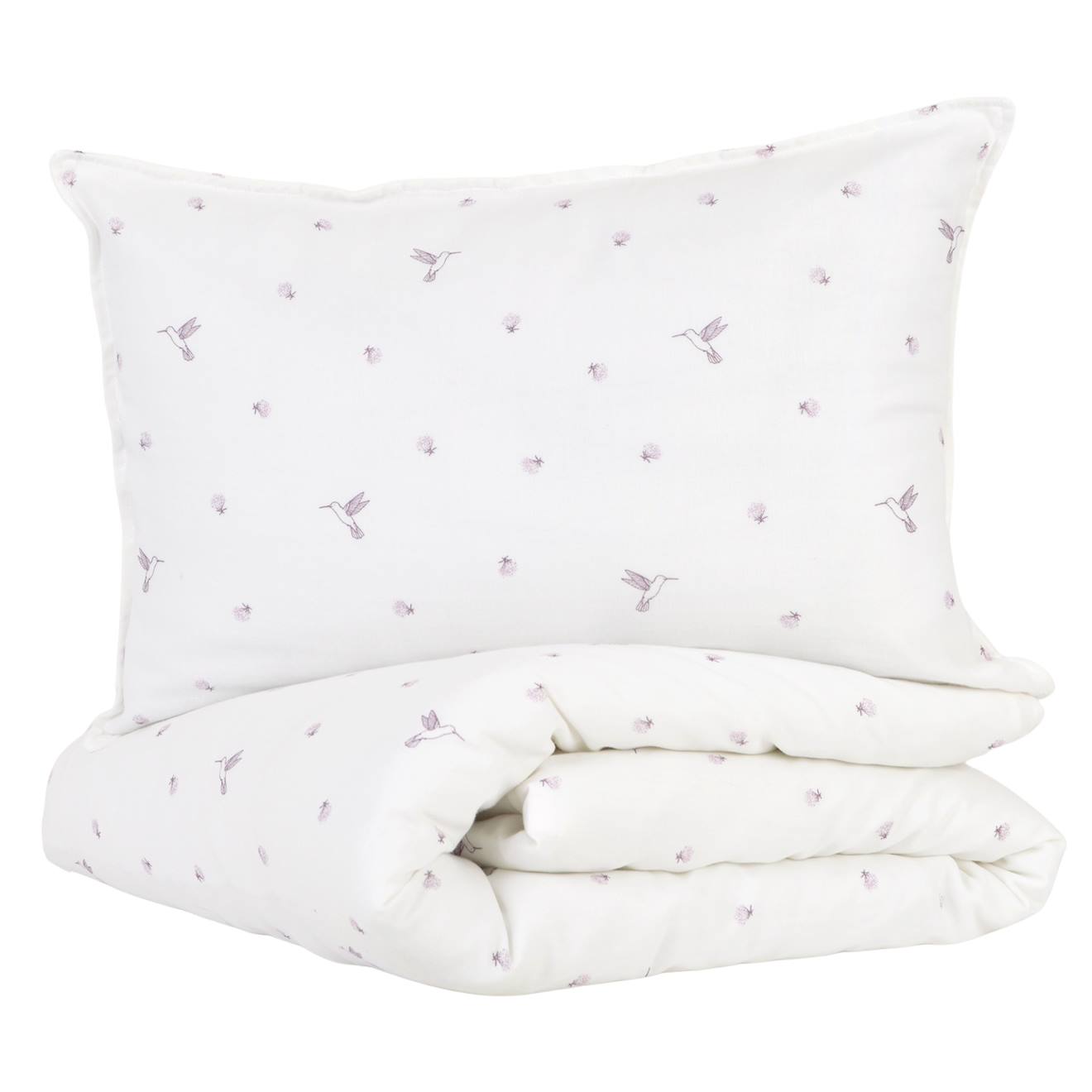 Parure De Lit Gaze De Coton Bio Colibri