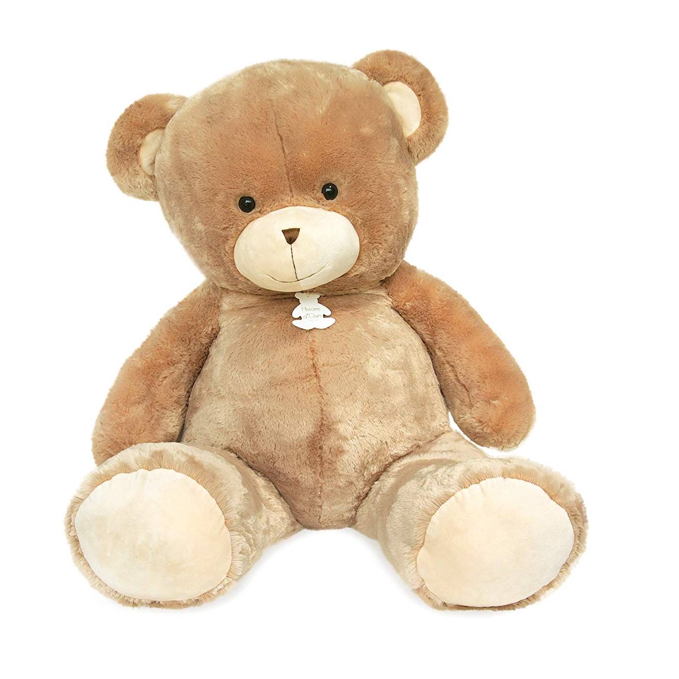 Peluche Géante Ours Bellydou 110 Cm Marron