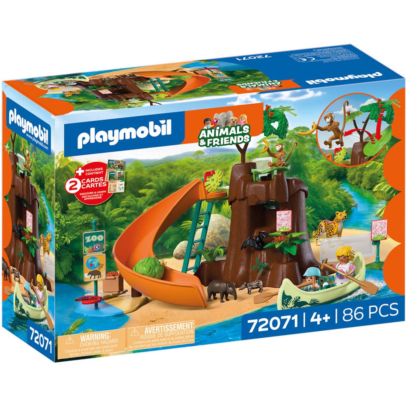 Playmobil 72071 - Zoo Au Cœur De La Jungle Multicolore