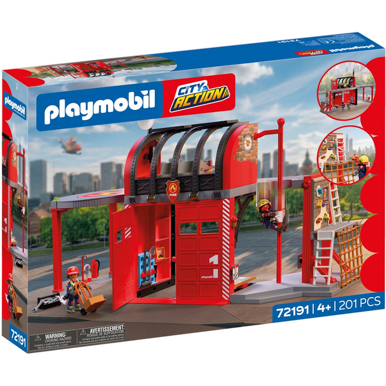 Playmobil 72191 - Grande Caserne De Pompiers Multicolore