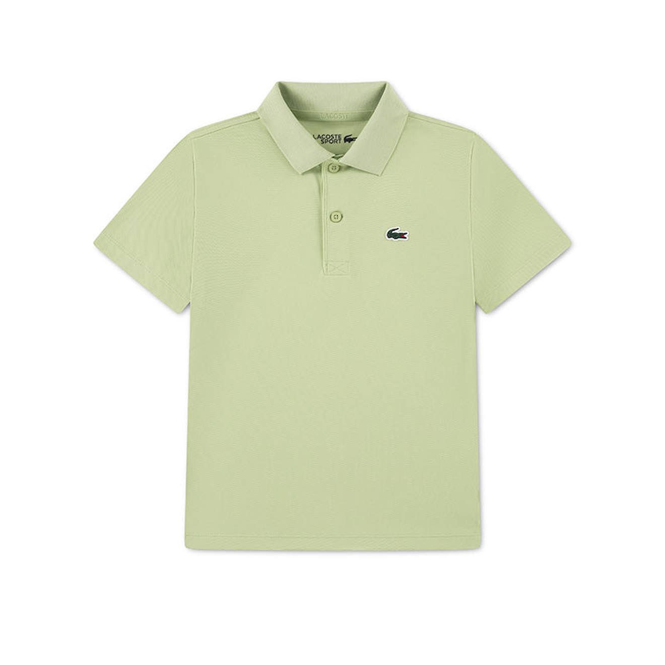 Polo Enfant En Coton Vert Pastel